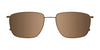 Takumi TK1167 Eyeglasses with Clip-on Sunglasses | Size 57 / Clip Only (Color №010)