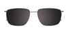 Takumi TK1167 Eyeglasses with Clip-on Sunglasses | Size 57 / Clip Only (Color №020)