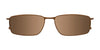 Takumi TK1168 Eyeglasses with Clip-on Sunglasses | Size 55 / Clip Only (Color №010)