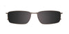 Takumi TK1168 Eyeglasses with Clip-on Sunglasses | Size 55 / Clip Only (Color №020)