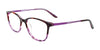 Takumi TK1170 Eyeglasses with Clip-on Sunglasses | Size 52 / Purple Marbled & Demi Amber