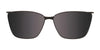 Takumi TK1172 Eyeglasses with Clip-on Sunglasses | Size 51 / Cry Lt Pur Cry & Lt Pnk Silver