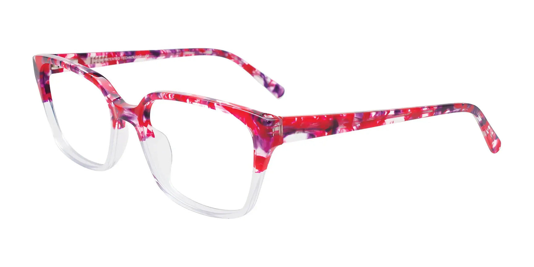 Takumi TK1176 Eyeglasses with Clip-on Sunglasses Rd Vio Cry Blue / Rd Vio Cr Blue Takumi TK1176 Eyeglasses with Clip-on Sunglasses Rd Vio Cry Blue / Rd Vio Cr Blue