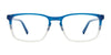 Takumi TK1179 Eyeglasses with Clip-on Sunglasses | Size 54 / Blue & Light Blue & Grey /