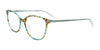 Takumi TK1182 Eyeglasses with Clip-on Sunglasses | Size 51 / Multi Mnt & Brn & Lt Brn/Sat Mnt