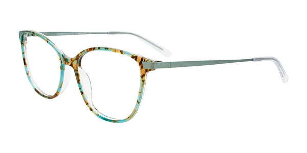Takumi TK1182 Eyeglasses with Clip-on Sunglasses | Size 51 / Multi Mnt & Brn & Lt Brn/Sat Mnt