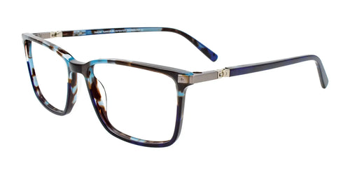 Takumi TK1187 Eyeglasses with Clip-on Sunglasses / Size 55 / Blu Tor & Blu / Blu Tr & Blu