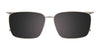 Takumi TK1187 Eyeglasses with Clip-on Sunglasses | Size 55 / Blu Tor & Blu/Blu Tr & Blu