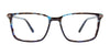 Takumi TK1187 Eyeglasses with Clip-on Sunglasses | Size 55 / Blu Tor & Blu/Blu Tr & Blu