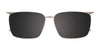 Takumi TK1187 Eyeglasses with Clip-on Sunglasses | Size 55 / Clip Only (Color №050)