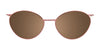 Takumi TK1189 Eyeglasses with Clip-on Sunglasses | Size 52 / Satin Black & Satin Pink Gold