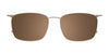 Takumi TK1193 Eyeglasses with Clip-on Sunglasses | Size 53 / Blue Tortoise