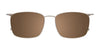 Takumi TK1193 Eyeglasses with Clip-on Sunglasses | Size 53 / Clip Only (Color №010)