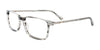 Takumi TK1195 Eyeglasses with Clip-on Sunglasses | Size 52 / Grey Sl & Steel/Steel & Grey