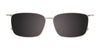 Takumi TK1195 Eyeglasses with Clip-on Sunglasses | Size 52 / Clip Only (Color №050)
