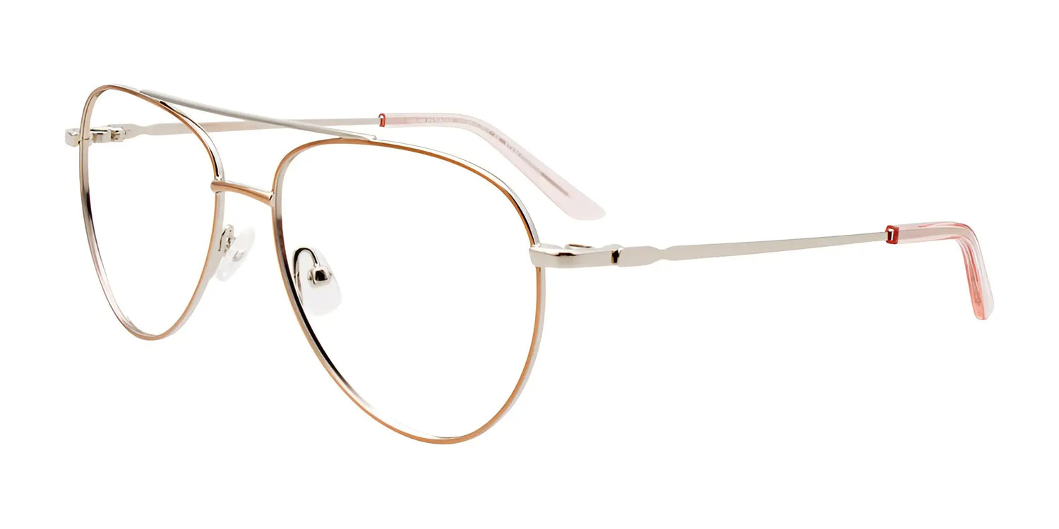 Takumi TK1200 Eyeglasses with Clip-on Sunglasses Shiny Lt Pnk & Sil / Sh Sil & Pk Takumi TK1200 Eyeglasses with Clip-on Sunglasses Shiny Lt Pnk & Sil / Sh Sil & Pk