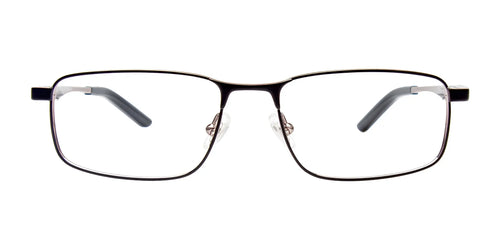 Takumi TK1202 Eyeglasses / Size 51 / St Blk & Sh Sil / St Blk & Sh Sil