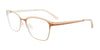 Takumi TK1207 Eyeglasses with Clip-on Sunglasses | Size 53 / Brown & Beige