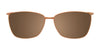 Takumi TK1207 Eyeglasses with Clip-on Sunglasses | Size 53 / Clip Only (Color №010)