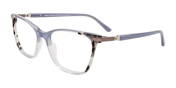 Takumi TK1212 Eyeglasses with Clip-on Sunglasses | Size 53 / Grey & Grey Tortoise/Grey