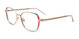 Takumi TK1213 Eyeglasses with Clip-on Sunglasses Lt Brown & Gra Eyerim / Lt Brown Takumi TK1213 Eyeglasses with Clip-on Sunglasses Lt Brown & Gra Eyerim / Lt Brown