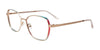 Takumi TK1213 Eyeglasses with Clip-on Sunglasses | Size 53 / Lt Brown & Gra Eyerim/Lt Brown