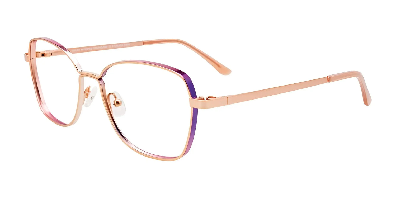 Takumi TK1213 Eyeglasses with Clip-on Sunglasses Pink Gold & Gra Eyerim / Pink Gold Takumi TK1213 Eyeglasses with Clip-on Sunglasses Pink Gold & Gra Eyerim / Pink Gold