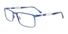 Takumi TK1216 Eyeglasses with Clip-on Sunglasses | Size 59 / Blue