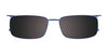 Takumi TK1216 Eyeglasses with Clip-on Sunglasses | Size 59 / Clip Only (Color №050)