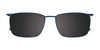 Takumi TK1217 Eyeglasses with Clip-on Sunglasses | Size 55 / Clip Only (Color №050)