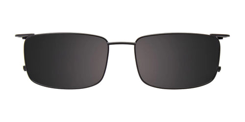 Takumi TK1220 Eyeglasses with Clip-on Sunglasses / Size 54 / Satin Black