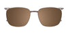Takumi TK1224 Eyeglasses with Clip-on Sunglasses | Size 51 / Black & Blue Tort/Blue Tort