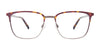 Takumi TK1224 Eyeglasses with Clip-on Sunglasses | Size 51 / Black & Blue Tort/Blue Tort
