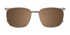Takumi TK1224 Eyeglasses with Clip-on Sunglasses | Size 51 / Clip Only (Color №010)