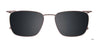 Takumi TK1225 Eyeglasses with Clip-on Sunglasses | Size 53 / Clip Only (Color №020)