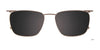 Takumi TK1225 Eyeglasses with Clip-on Sunglasses | Size 53 / Clip Only (Color №050)