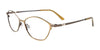 Takumi TK1226 Eyeglasses with Clip-on Sunglasses | Size 52 / Light Brown & Grey