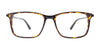 Takumi TK1229 Eyeglasses with Clip-on Sunglasses | Size 54 / Black & Tort