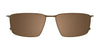 Takumi TK1235 Eyeglasses with Clip-on Sunglasses | Size 54 / Khaki