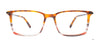 Takumi TK1245 Eyeglasses with Clip-on Sunglasses | Size 50 / Black Gradient