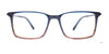 Takumi TK1245 Eyeglasses with Clip-on Sunglasses | Size 50 / Black Gradient