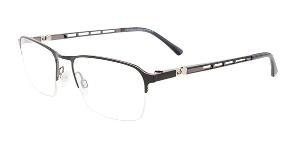 Takumi TK1246 Eyeglasses with Clip-on Sunglasses | Size 50 / Black