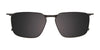 Takumi TK1249 Eyeglasses with Clip-on Sunglasses | Size 52 / Matt Blue & Grey