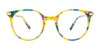 Takumi TK1251 Eyeglasses | Size 42 / Blue & Green & Yellow Mix