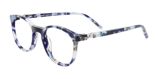 Takumi TK1254 Eyeglasses | Size 43 / Blue Tortoise