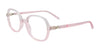 Takumi TK1255 Eyeglasses | Size 47 / Crystal & Crystal Pink