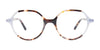 Takumi TK1264 Eyeglasses | Size 47 / Cherry Tortoise & Transparent Cherry