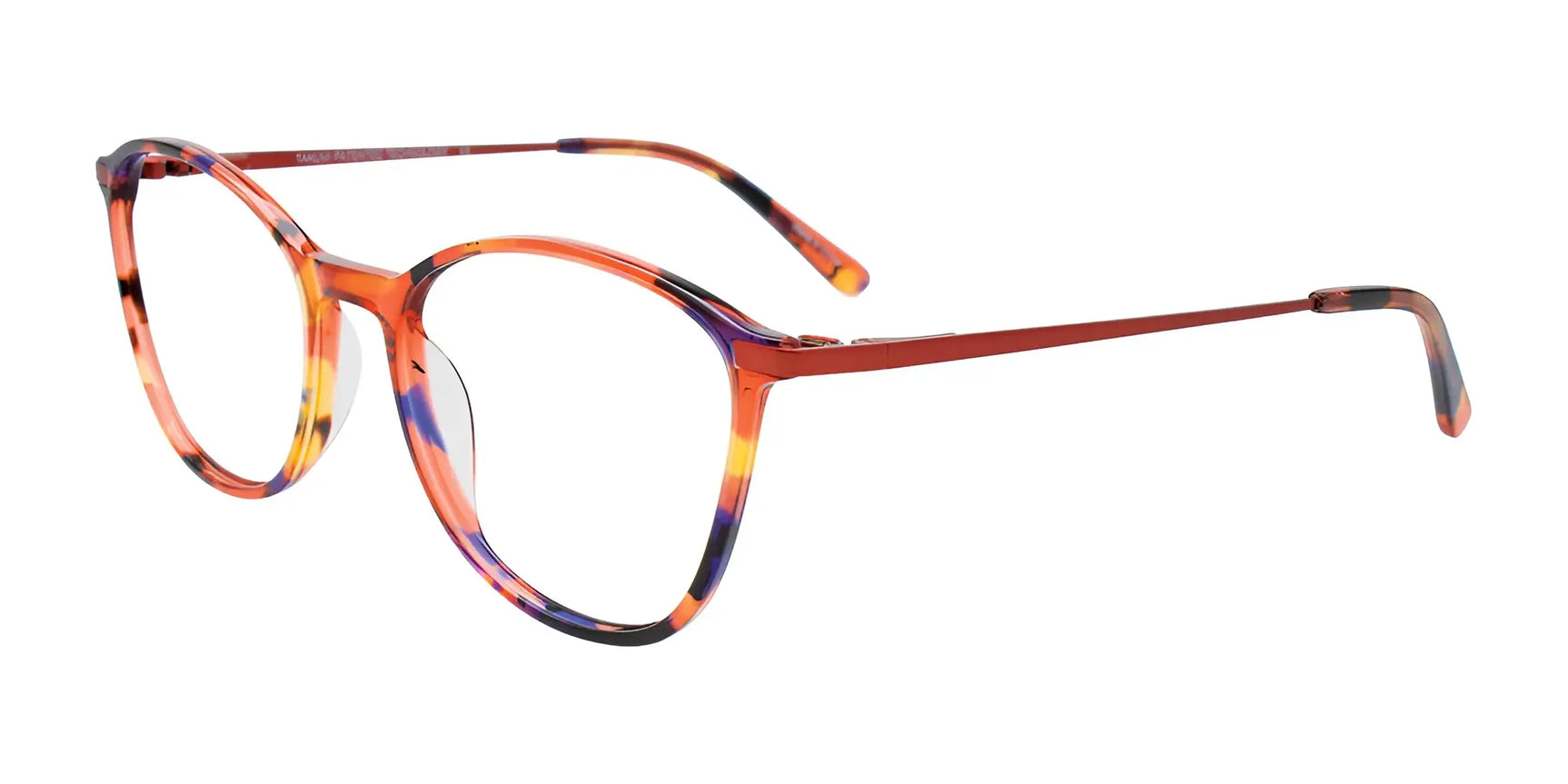 Takumi TK1267 Eyeglasses with Clip-on Sunglasses Red Mix Design Takumi TK1267 Eyeglasses with Clip-on Sunglasses Red Mix Design