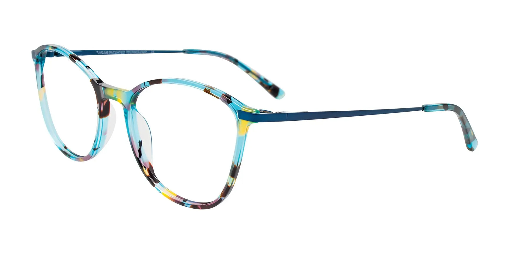 Takumi TK1267 Eyeglasses with Clip-on Sunglasses Turquoise Mix Design Takumi TK1267 Eyeglasses with Clip-on Sunglasses Turquoise Mix Design