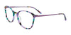 Takumi TK1267 Eyeglasses with Clip-on Sunglasses | Size 52 / Purple Mix Design